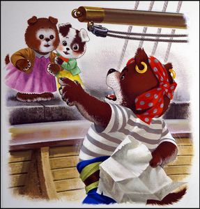 They Went That-a-Way art by William Francis Phillipps