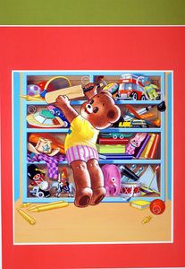 Cupboard Full of Fun art by William Francis Phillipps