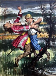 Lorna Doone art by Edwin Phillips