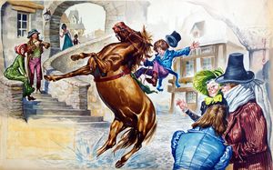 Horse Trouble art by Jose Ortiz