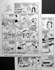 Benny Hill - Cousin Sid (TWO pages) art by Arthur Ranson