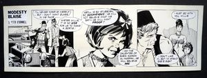 Modesty Blaise Daily Strip #2247 art by Enric Badia Romero
