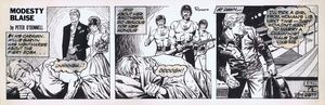 Modesty Blaise daily strip #2877 - Running Away from the Circus art by Enric Badia Romero