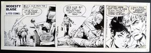 Modesty Blaise Daily Strip #4197 art by Enric Badia Romero