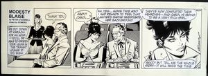 Modesty Blaise Daily Strip #8829A art by Enric Badia Romero
