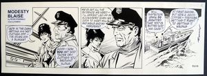 Modesty Blaise Daily Strip #9205 art by Enric Badia Romero
