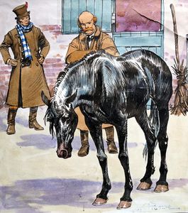 Black Beauty - Kicking The Tyres art by Carlos Roume