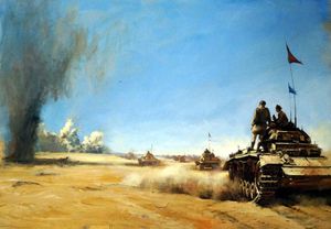 The Triumph original book cover art art by Len Thurston
