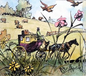 Black Beauty - Through The Fields art by Carlos Roume