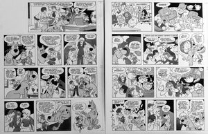 Scooby Doo: Leprechaun 2 (TWO pages) art by Bill Titcombe