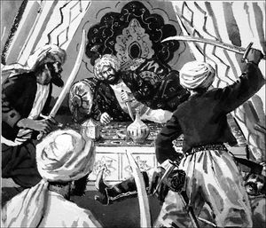 The Great Moghuls art by Clive Uptton