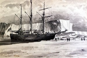 Ships of Discovery: The Fram art by John S Smith