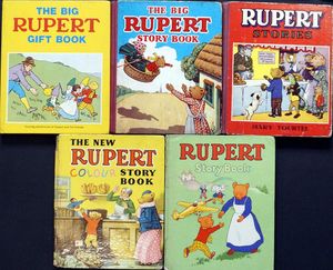 A Collection of Rupert Hardbacks (5 BOOKS) by Alfred Bestall