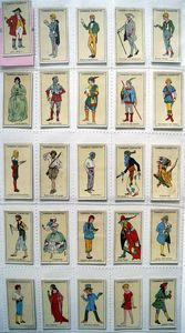 Complete Set of 25 'Figures Of Fiction' Carreras Cigarette Cards (1924)