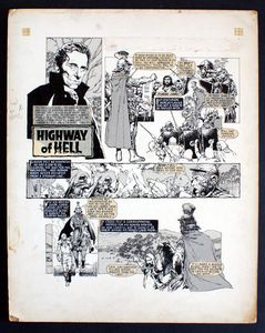 Van Helsing's Terror Tales: Highway of Hell (full page) art by Brian Lewis