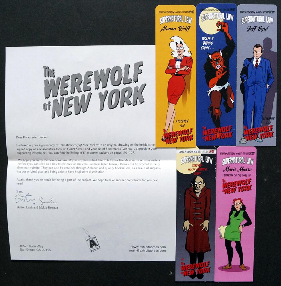bookmarks, Werewolf of New York: A Supernatural Law Book