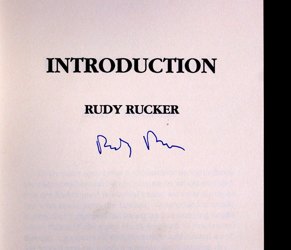 Rudy Rucker Signature, Minotaur Maze