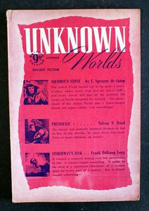 Unknown Worlds (UK Edition): Summer 1949 by  L. Sprague de Camp, Nelson S. Bond, Frank Belknap Long