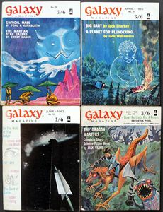 Galaxy Science Fiction: British Edition #90 to #93 (4 issues)