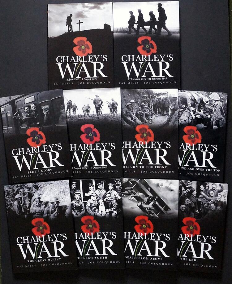 Charley's War Volumes #1 - #10 by Pat Mills