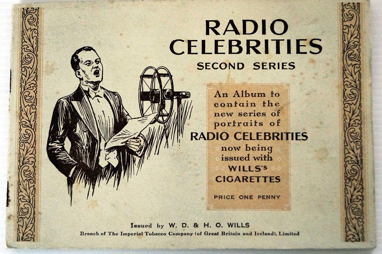 Radio Celebrities (Second series) Full set of 50 cards in Album (1935)