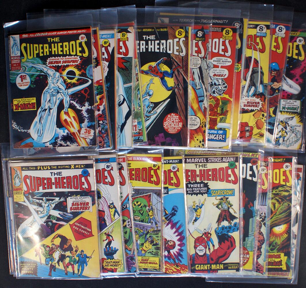 The Super-Heroes comics (50 issues) by Various