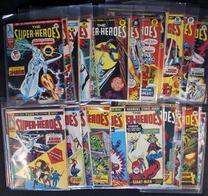 The Super-Heroes comics (50 issues) by Various