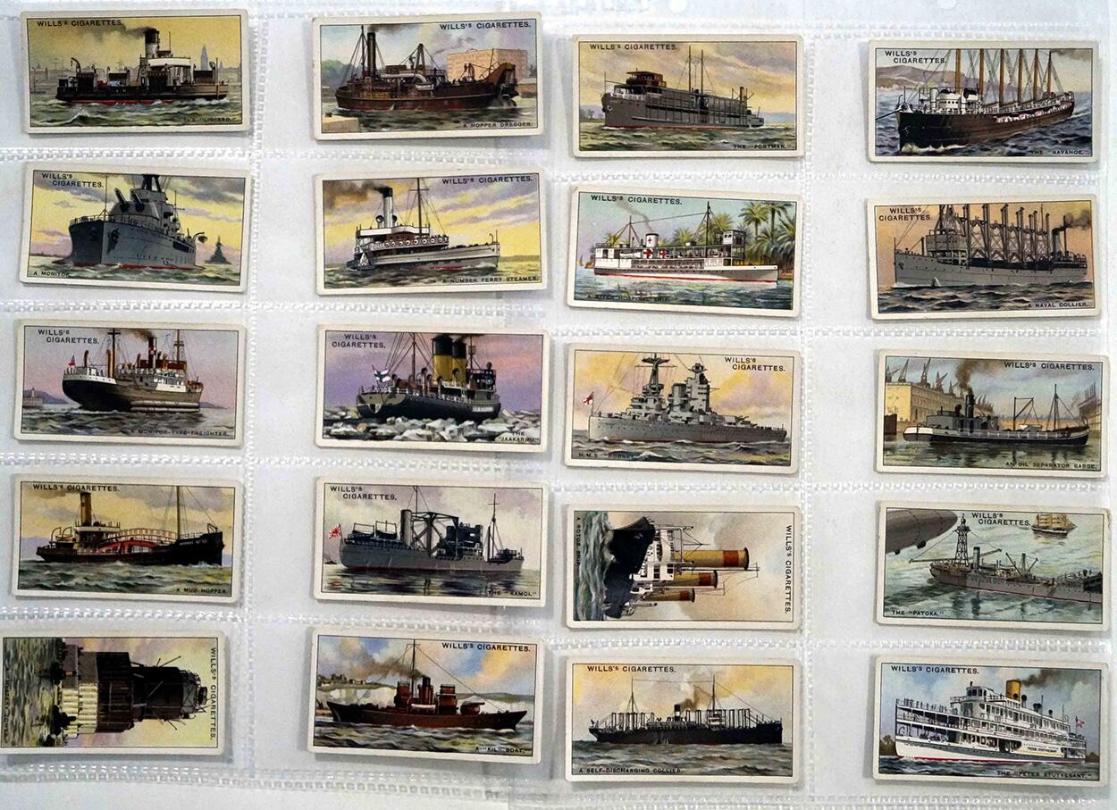 Full Set of 50 Cigarette Cards Strange Craft (1931) by Various