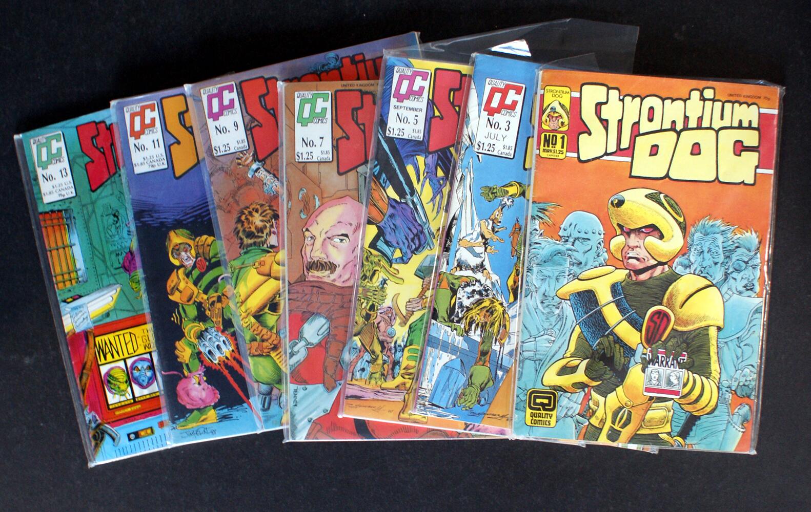 Strontium Dog issues #1 - #14 by Alan Grant