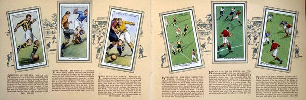 Complete Set of 50 Hints On Association Football Cigarette cards in album  (1934) by Various at The B
