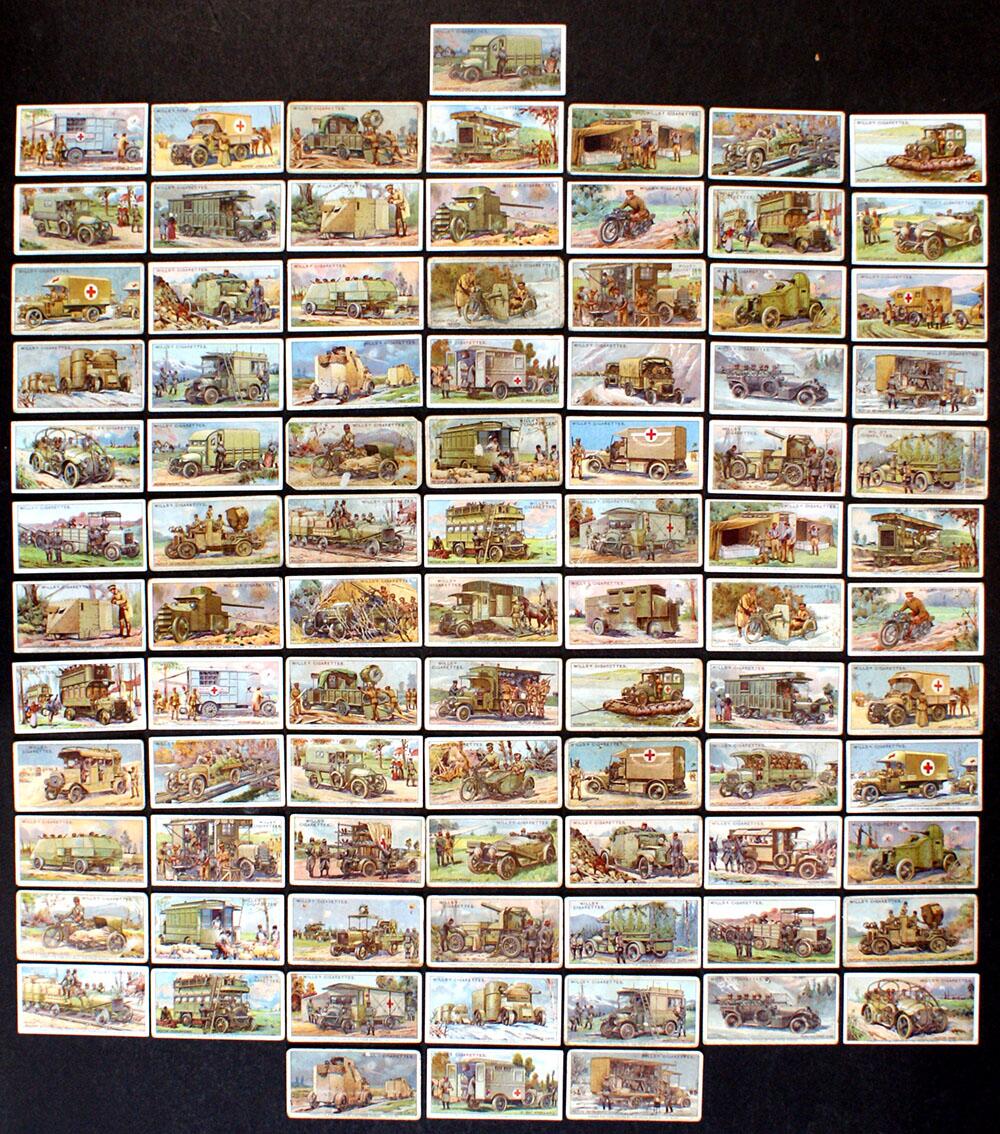 Cigarette Cards: Military Motors (1916) (88 cards)