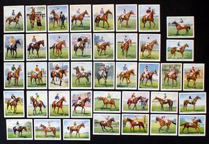 Cigarette Cards: Race Horses & Jockeys (1938) (40 cards)