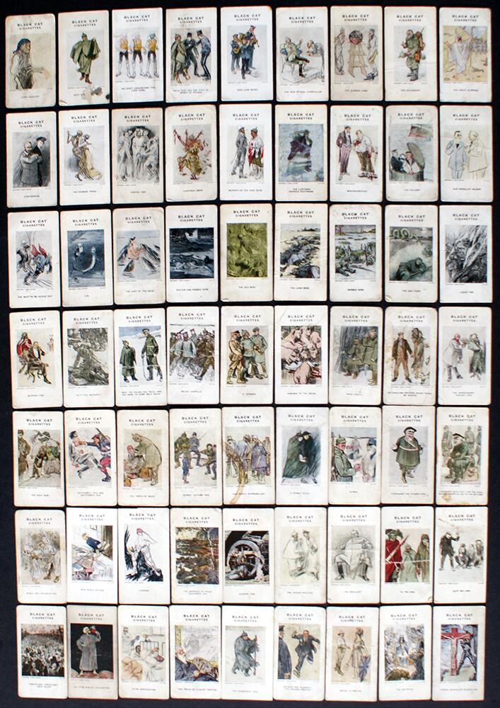 Cigarette Cards: Raemakers' War Cartoons (126 cards)