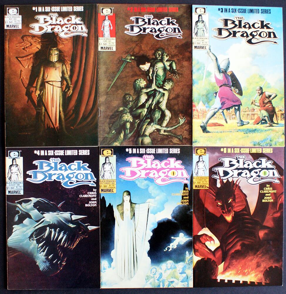 Black Dragon: Issues #1 - #6 (Complete) by Chris Claremont
