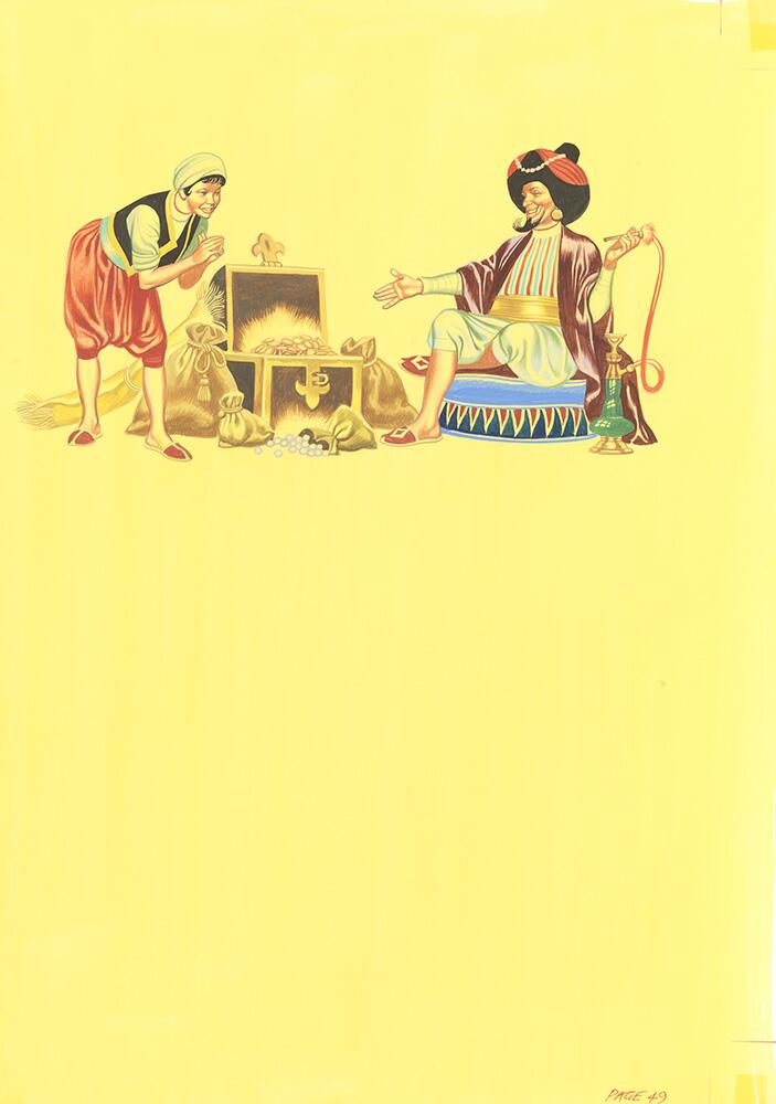 Sinbad the Sailor - Gold art by Ron Embleton