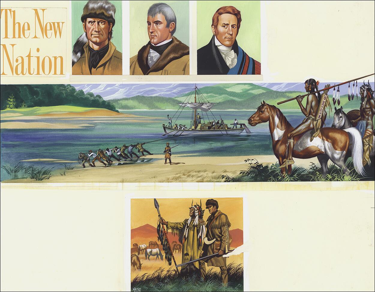 The New Nation art by Ron Embleton