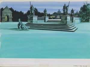 Cinderella Flees the Palace art by Ron Embleton