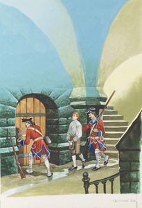 The Tinder Box: Off to the Cells art by Ron Embleton