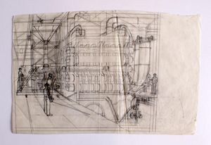 Heavy Machinery art by Leslie Ashwell Wood