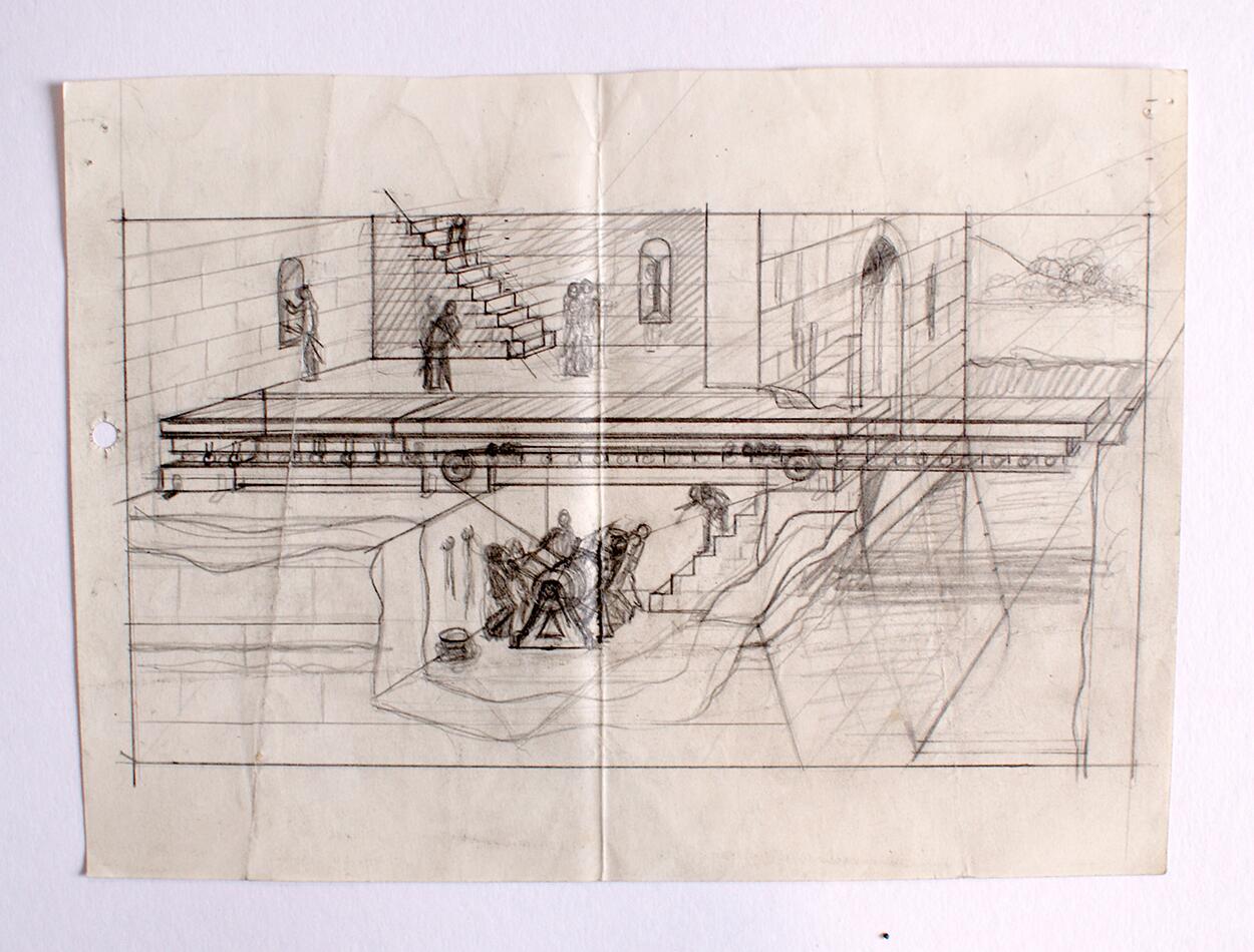 Drawing art by Leslie Ashwell Wood