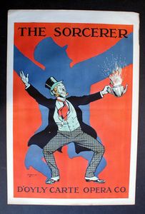D'Oyly Carte Opera Company Poster #2 art by Dudley Hardy