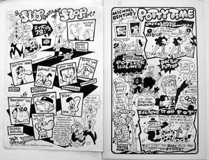Four Joke Comic Pages art by Denis Gifford