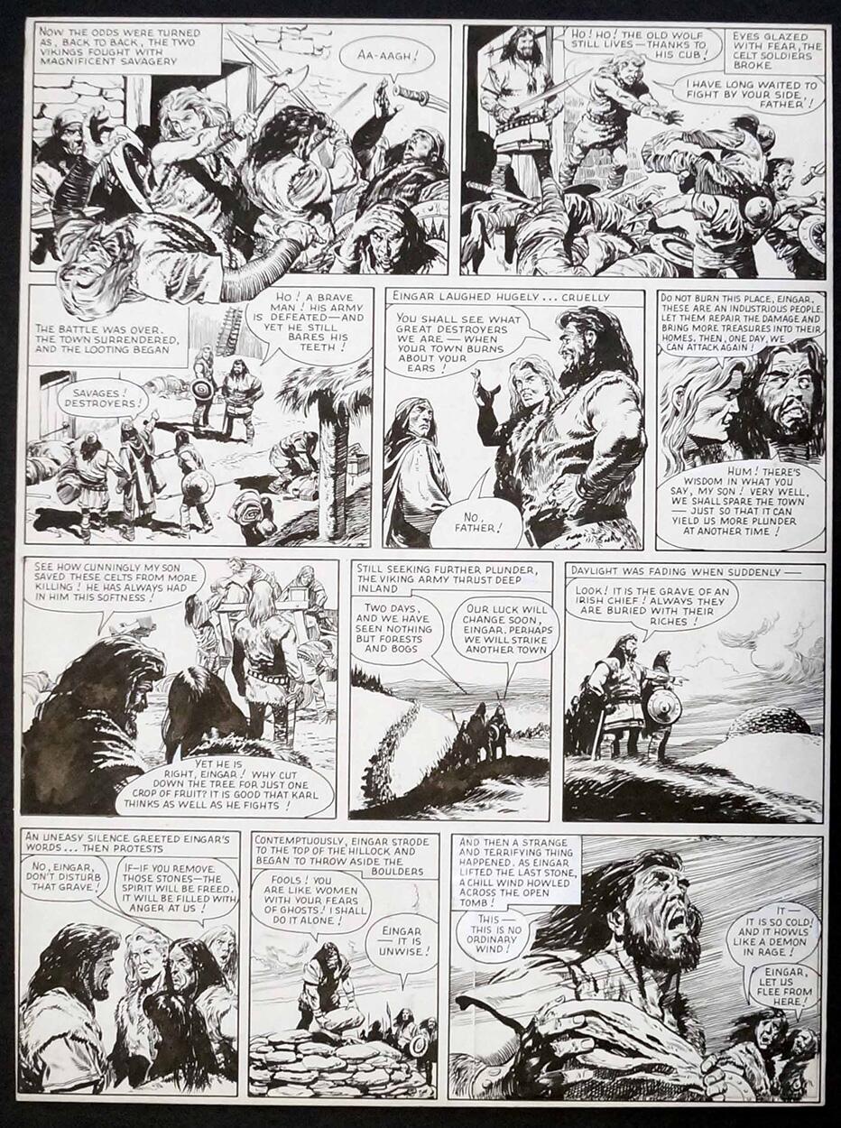 Karl The Viking: 12th November 1960 art by Don Lawrence