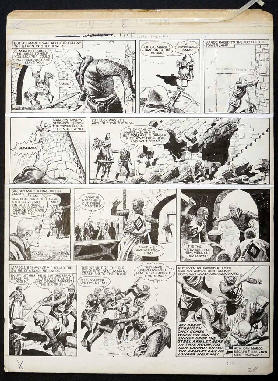 Maroc The Mighty: 10th January 1964 art by Don Lawrence