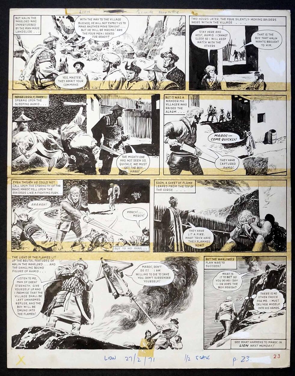 Maroc The Mighty: 31st October 1964 (Page 2) art by Don Lawrence