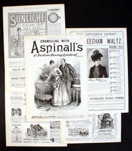 Illustrated London News: Advertising Bundle #3 (5 pages) art by Various Artists