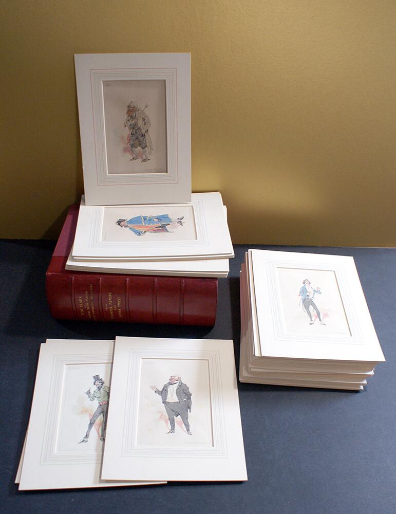 'Oliver Twist' Characters: Watercolours by 'Kyd' Clark art by Joseph Clayton Clark (Kyd)