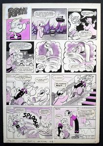 Popeye: Choppy Waters art by Bill Mevin