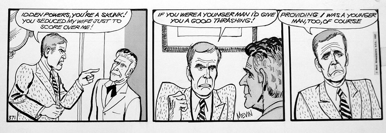 The Soapremes daily strip 371 art by Bill Mevin