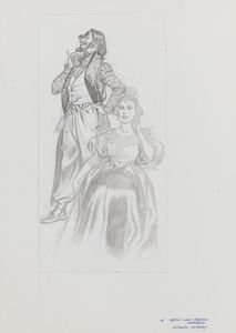 Nicholas Nickleby - Alfred and Madame Mantalini art by Ron Embleton